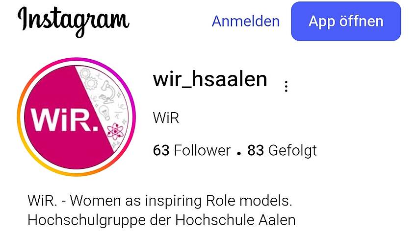 WiR. jetzt auch auf Instagram WiR. jetzt auch auf Instagram